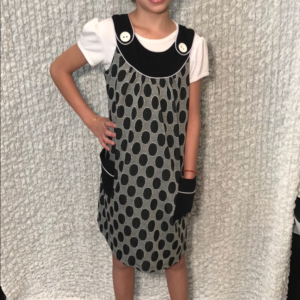 Limited Too dress for girls with tshirt. Size 12.